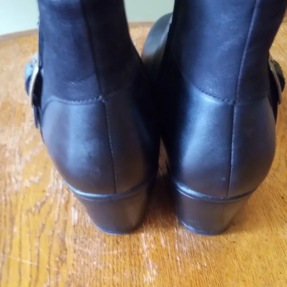 Clarks Classic Black Ankle Boots